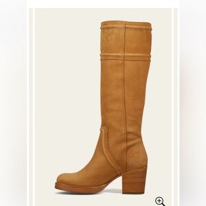 Frye JEAN tall pull on boots WORN ONCE!